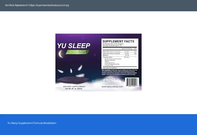 Yu Sleep Supplement Official Website 2026 Best Deal