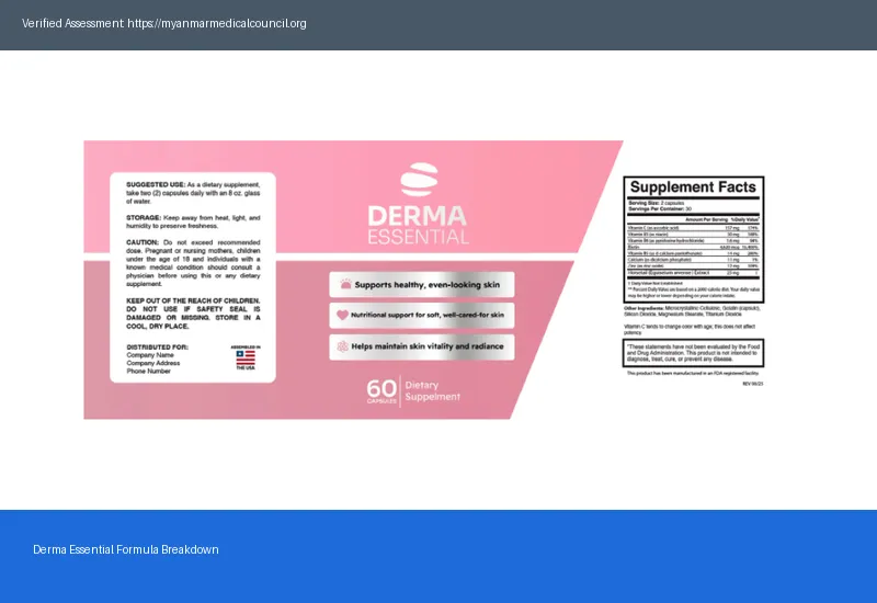 Derma Essential 2026 — Unbiased Expert Report